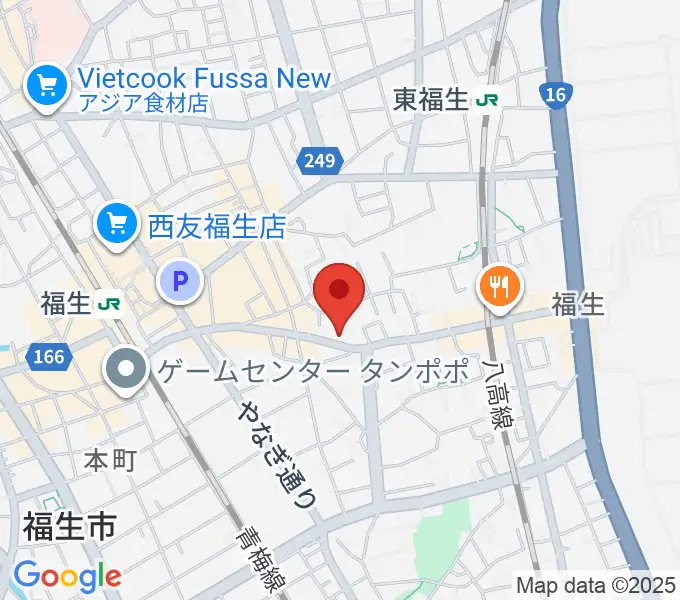 キャットロックの地図