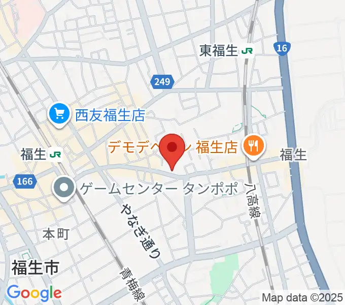 キャットロックの地図