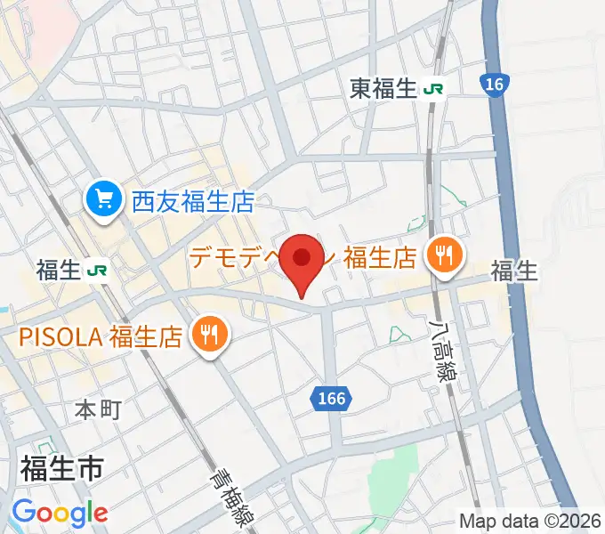 キャットロックの地図