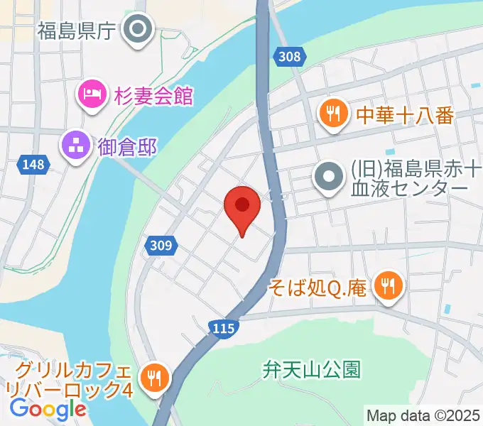 レコーディングスタジオ・スイッチの地図
