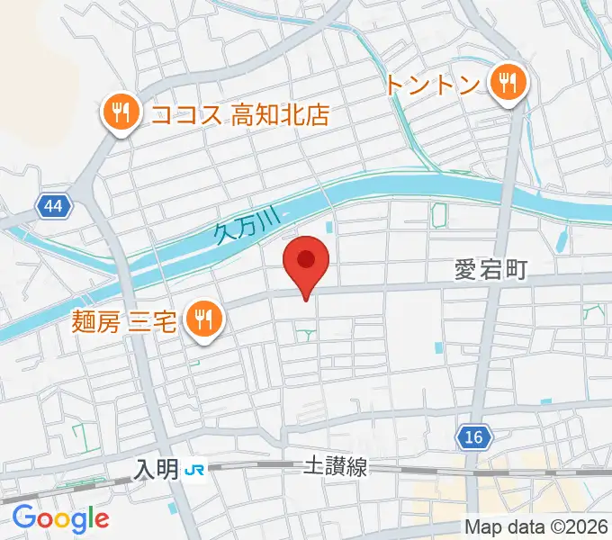 高知キャラバンサライの地図