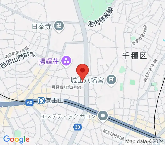 名古屋こども歌劇団の地図