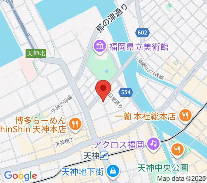 GMボーカル・アカデミー福岡天神校の地図