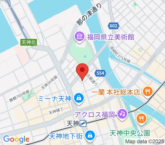 GMボーカル・アカデミー福岡天神校の地図