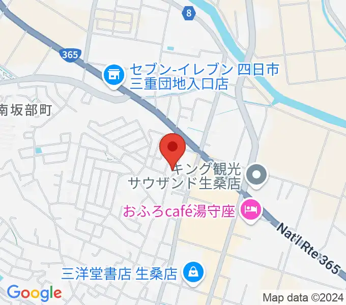 シークレットスタジオの地図