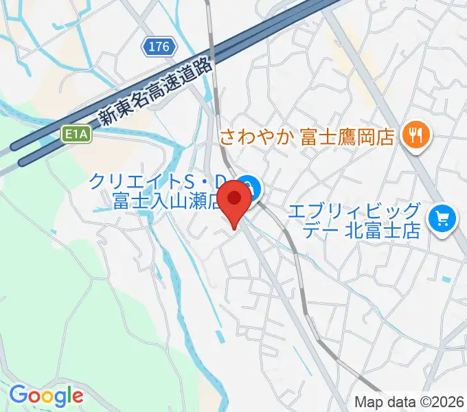 ウスイ音楽教室の地図