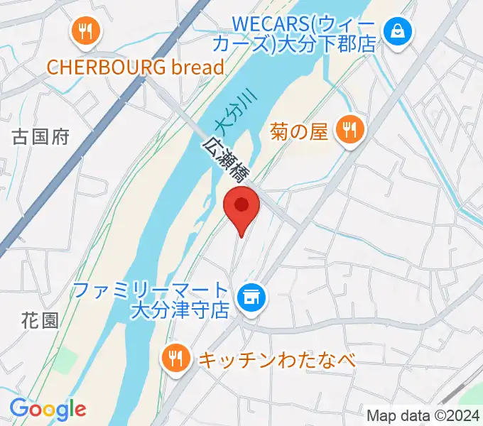 大分studio AFROの地図