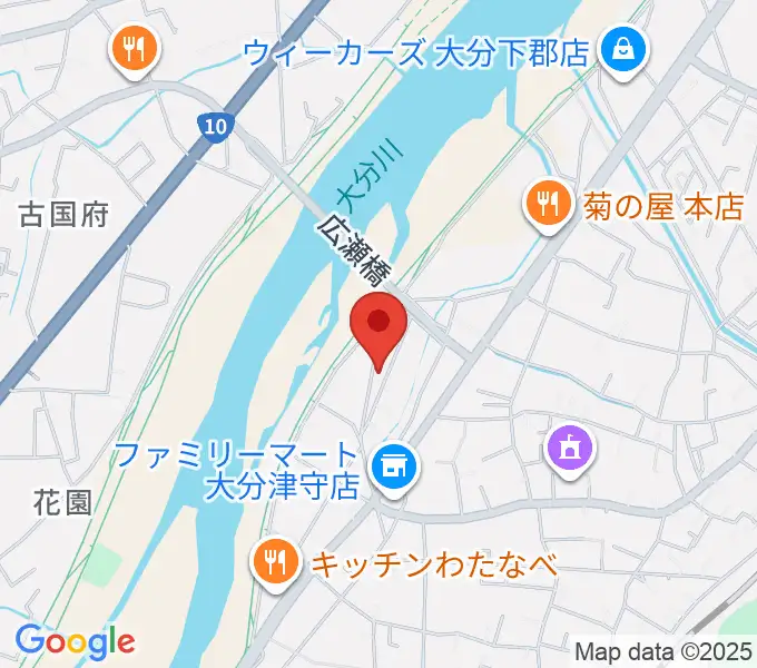 大分studio AFROの地図