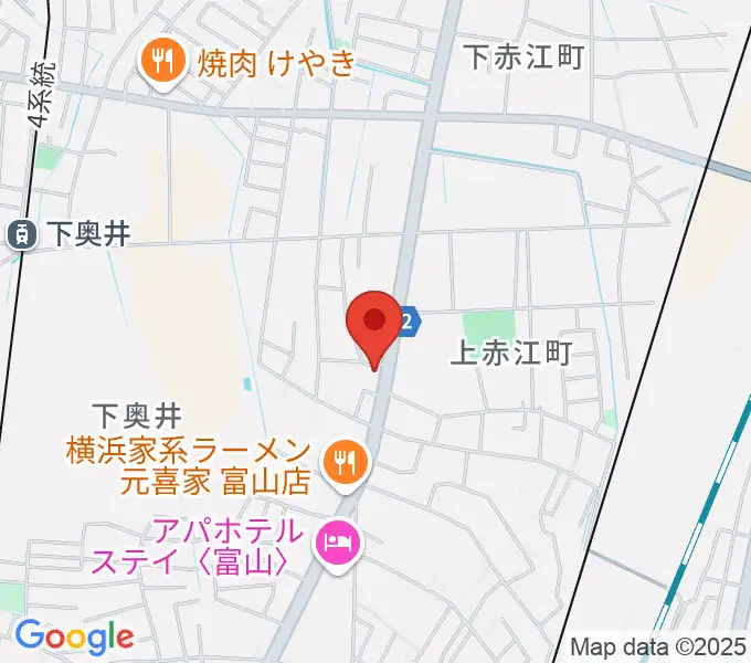 レンタルスタジオ トロピカーナの地図