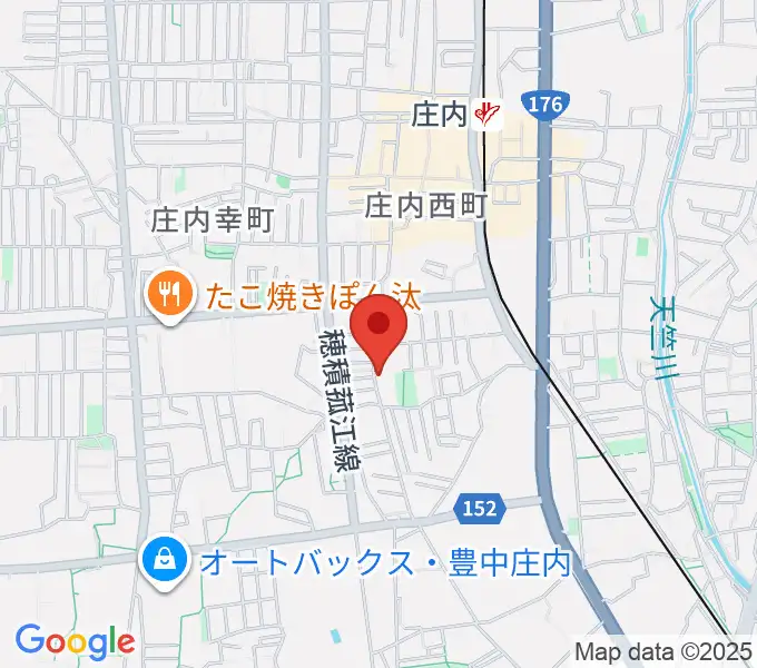レイドバックミュージックスクール豊中校の地図