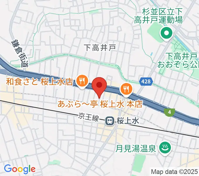 世田谷音楽院の地図
