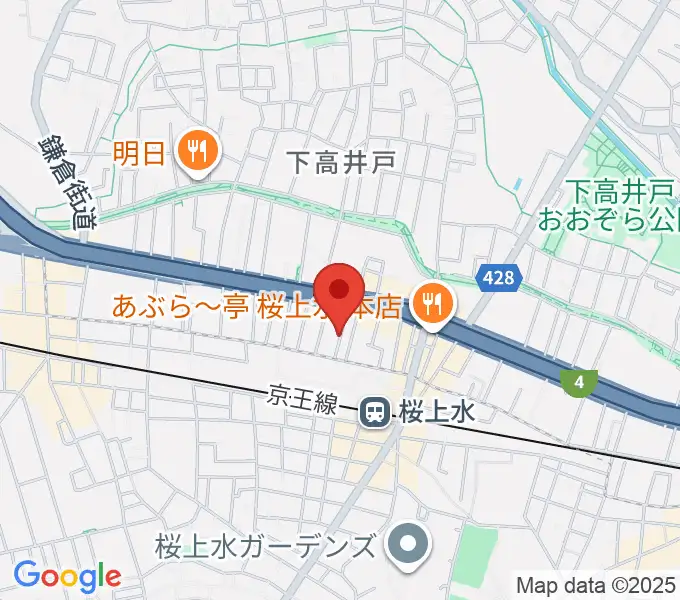 世田谷音楽院の地図
