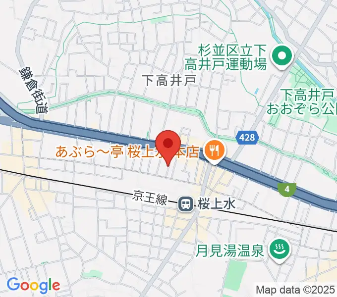 世田谷音楽院の地図