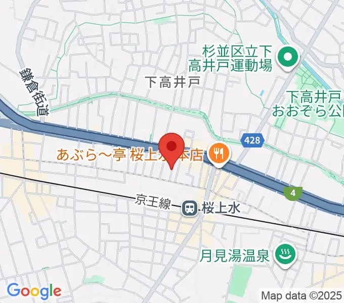 世田谷音楽院の地図