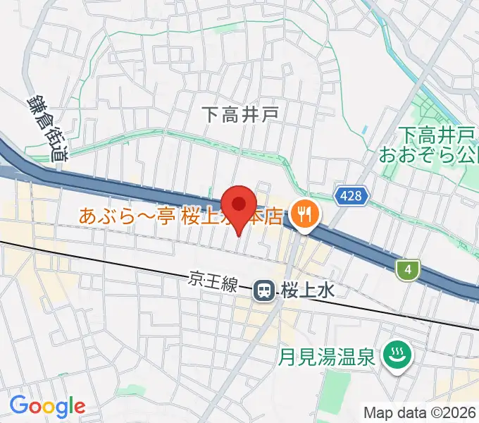 世田谷音楽院の地図