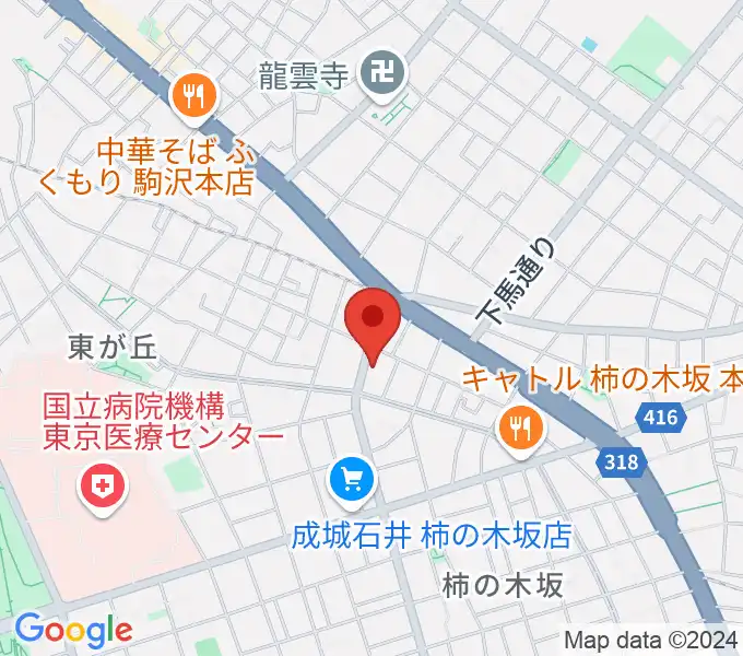 スタジオサーカスの地図