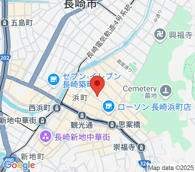 レイグルーム・ミュージックの地図