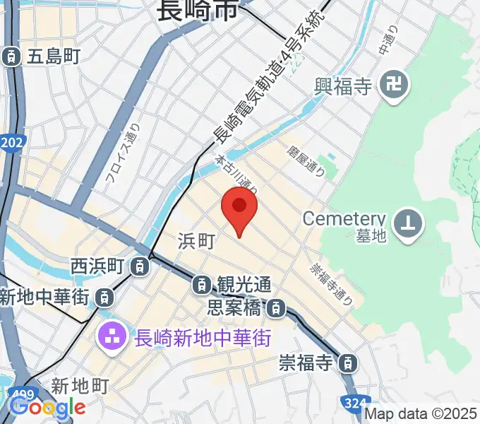 レイグルーム・ミュージックの地図