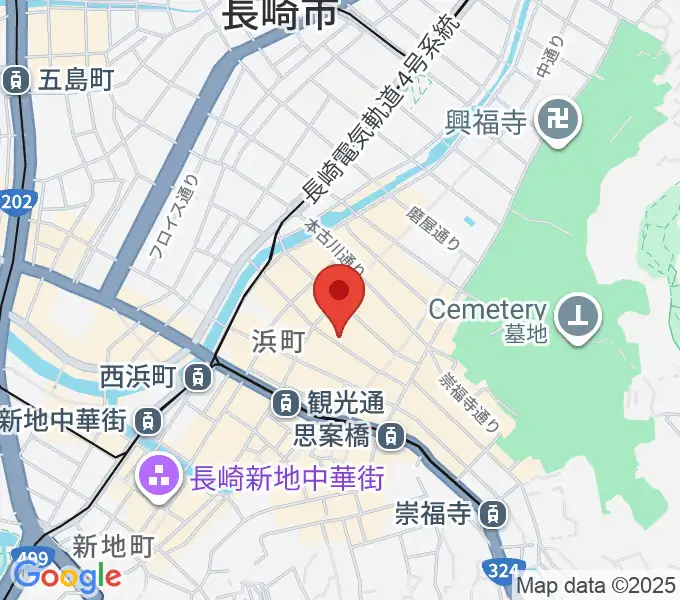 レイグルーム・ミュージックの地図