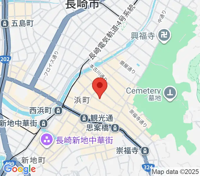 レイグルーム・ミュージックの地図