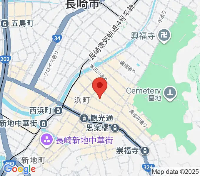 レイグルーム・ミュージックの地図