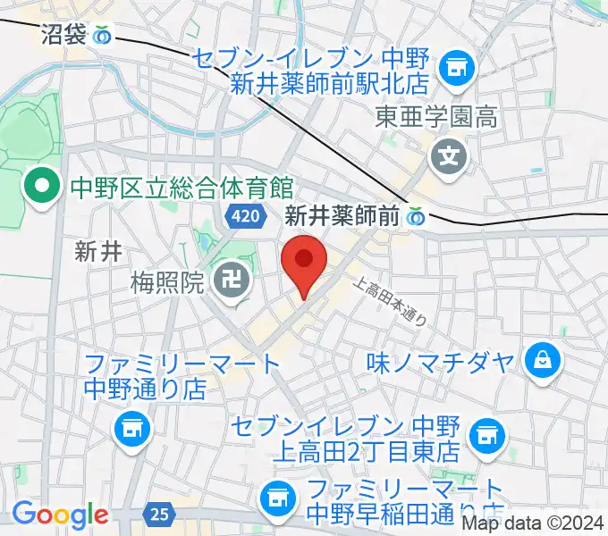 スペシャルカラーズの地図