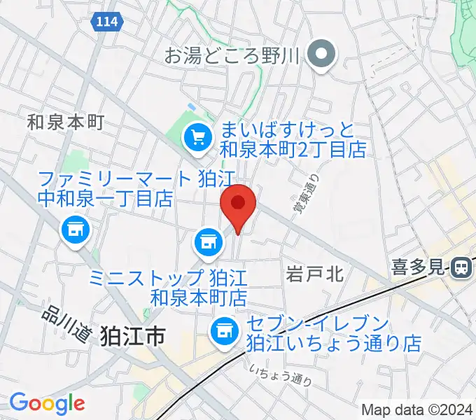 Mega Hyper Studioの地図