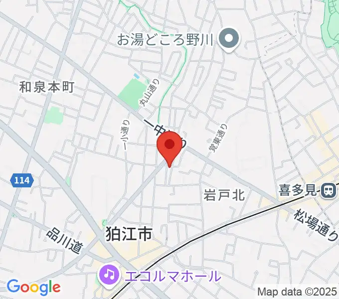 Mega Hyper Studioの地図