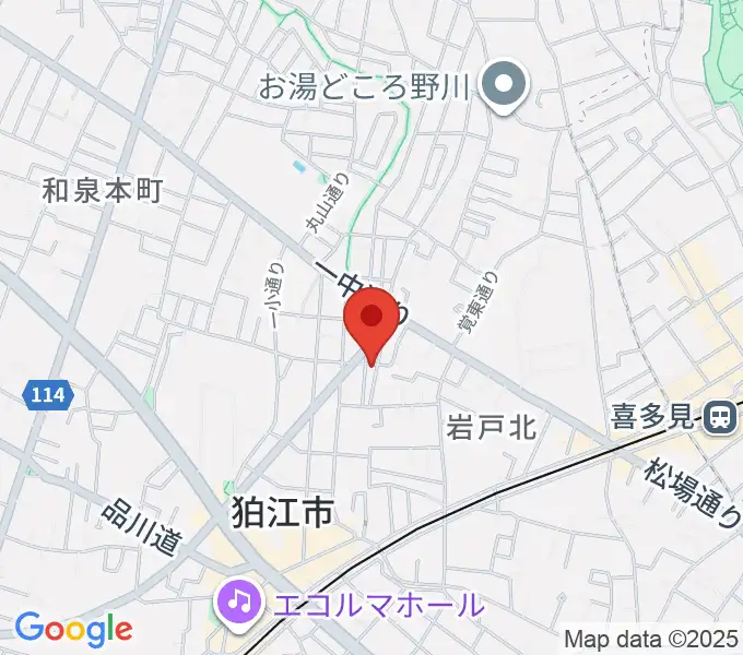 Mega Hyper Studioの地図