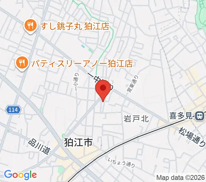 Mega Hyper Studioの地図