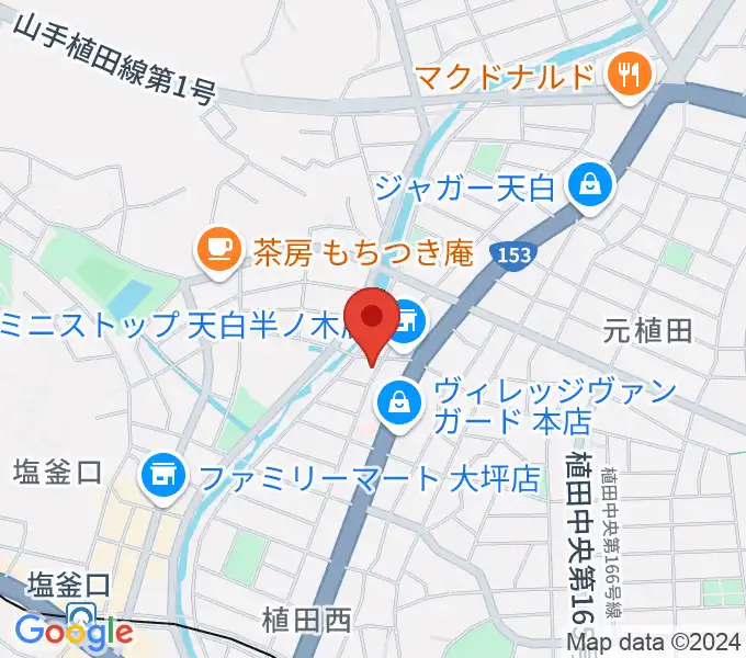 ゼロスタジオの地図