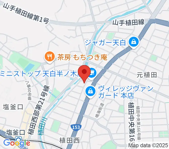 ゼロスタジオの地図