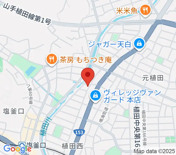 ゼロスタジオの地図