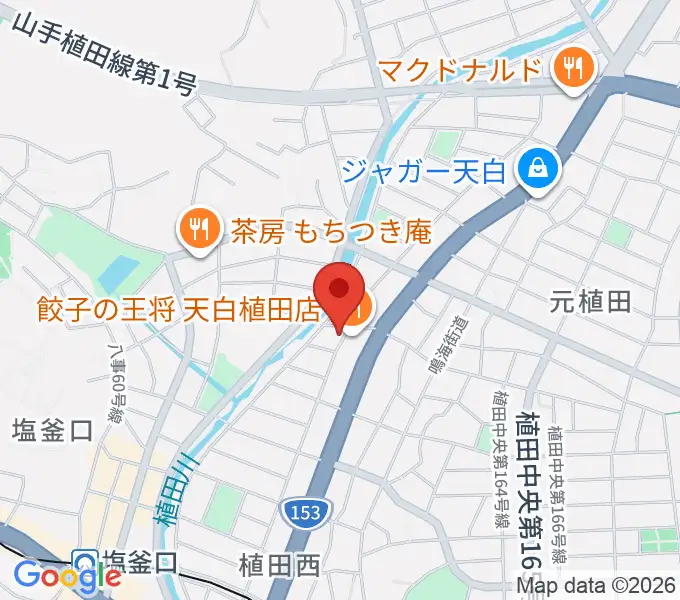 ゼロスタジオの地図