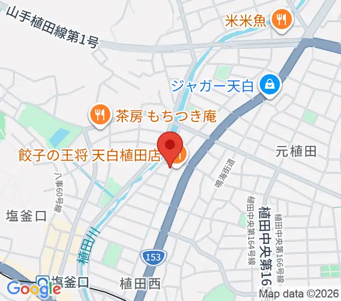 ゼロスタジオの地図