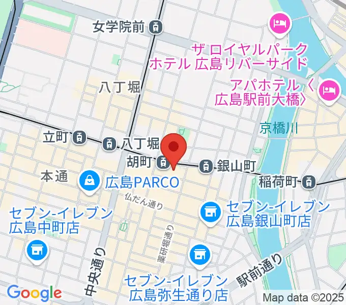 JM music Vocal School 広島の地図