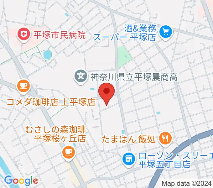 グーバス ミュージックインストゥルメンツの地図