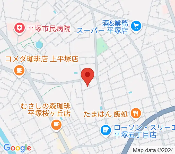 グーバス ミュージックインストゥルメンツの地図