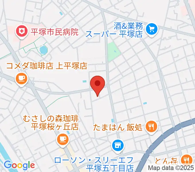 グーバス ミュージックインストゥルメンツの地図