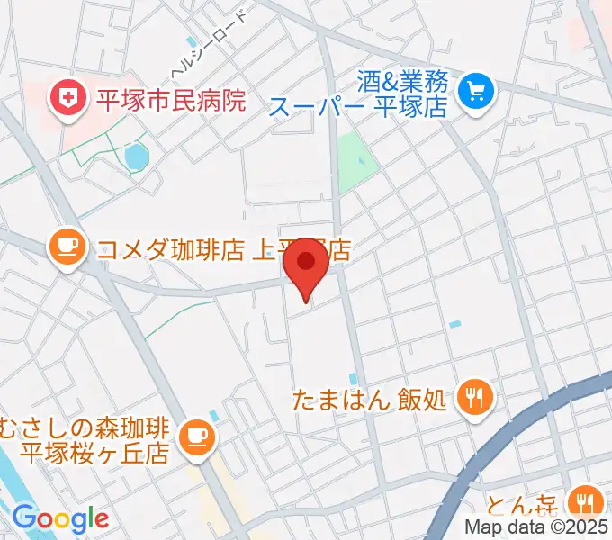 グーバス ミュージックインストゥルメンツの地図