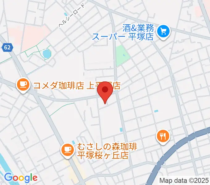 グーバス ミュージックインストゥルメンツの地図