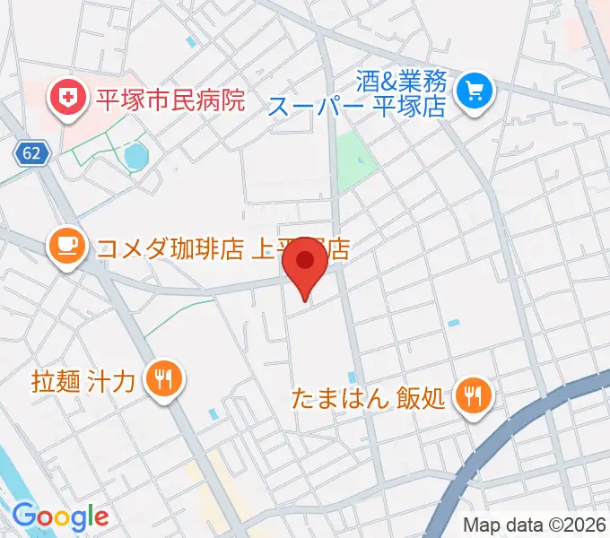 グーバス ミュージックインストゥルメンツの地図