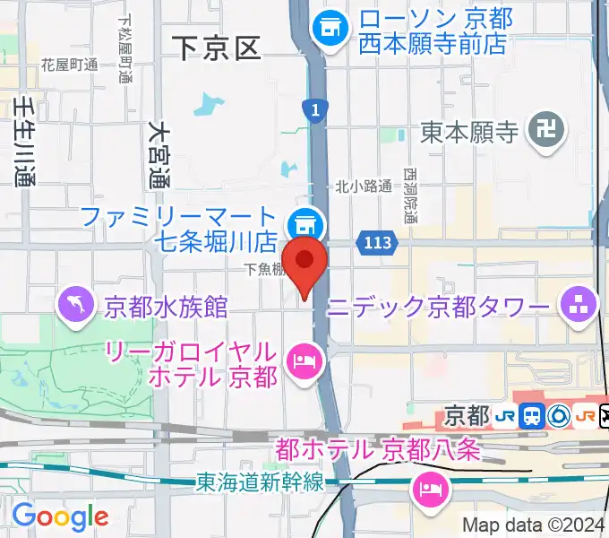 コントラバス工房 角本の地図