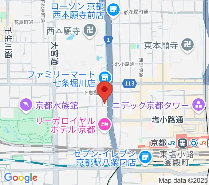 コントラバス工房 角本の地図