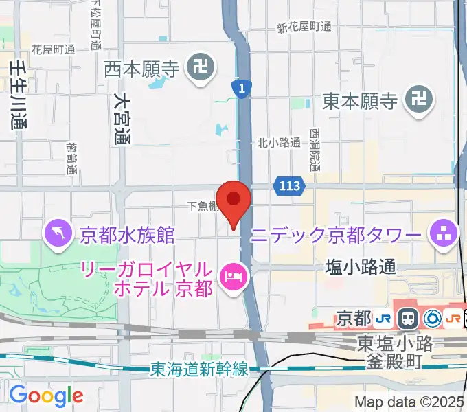 コントラバス工房 角本の地図