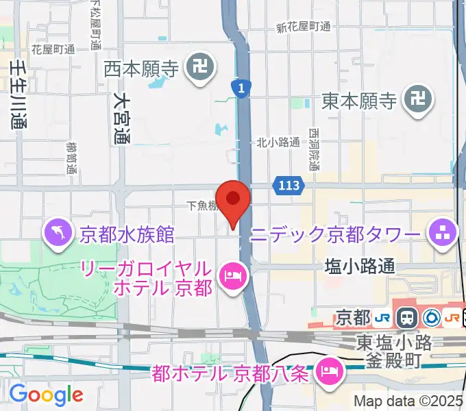 コントラバス工房 角本の地図
