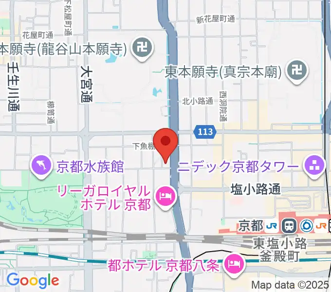 コントラバス工房 角本の地図