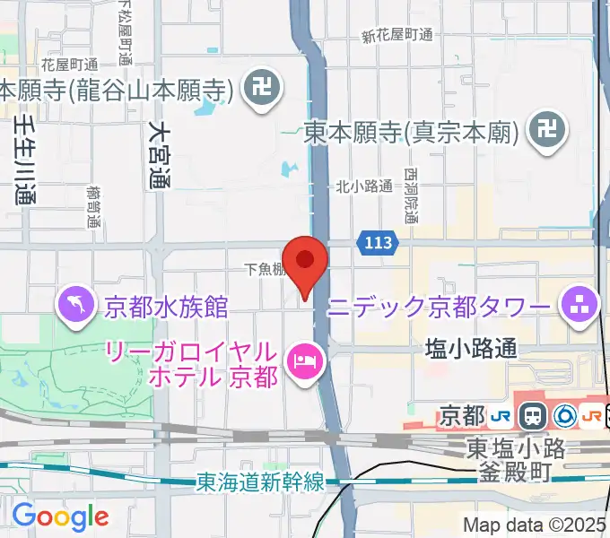 コントラバス工房 角本の地図