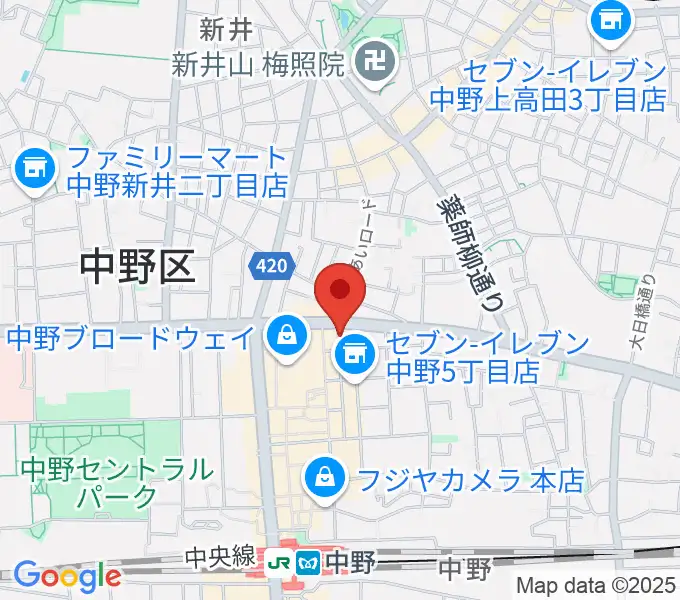 デイバイデイの地図