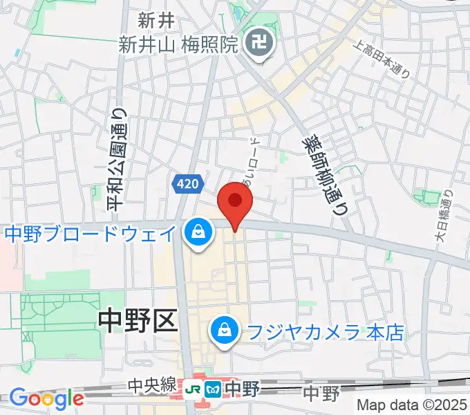 デイバイデイの地図